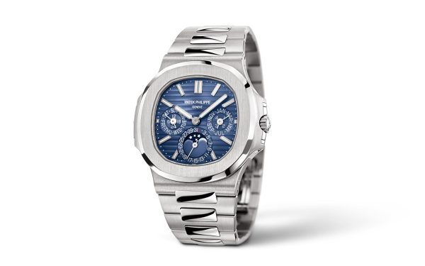 Patek Philippe Nautilus Perpetual Calendar Watch, 18k White Gold, 40mm, Ref# 5740/1G-001