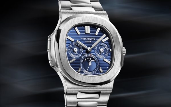 Patek Philippe Nautilus Perpetual Calendar Watch, 18k White Gold, 40mm, Ref# 5740/1G-001