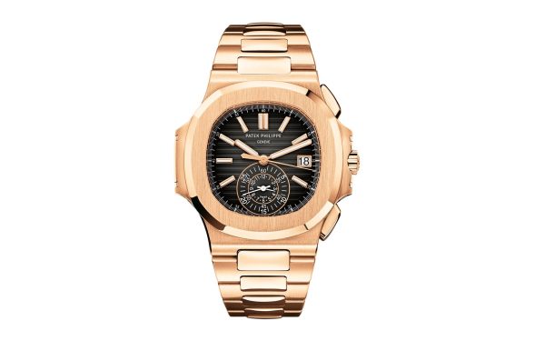 Patek Philippe Nautilus Flyback Chronograph, Date Watch, 18k Rose Gold, 40,5 mm, Ref# 5980/1R-001