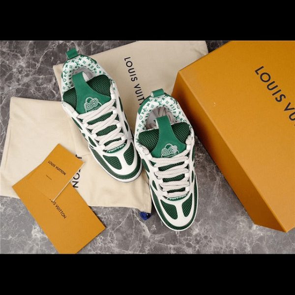 Louis Vuitton LV Skate Sneaker Green White