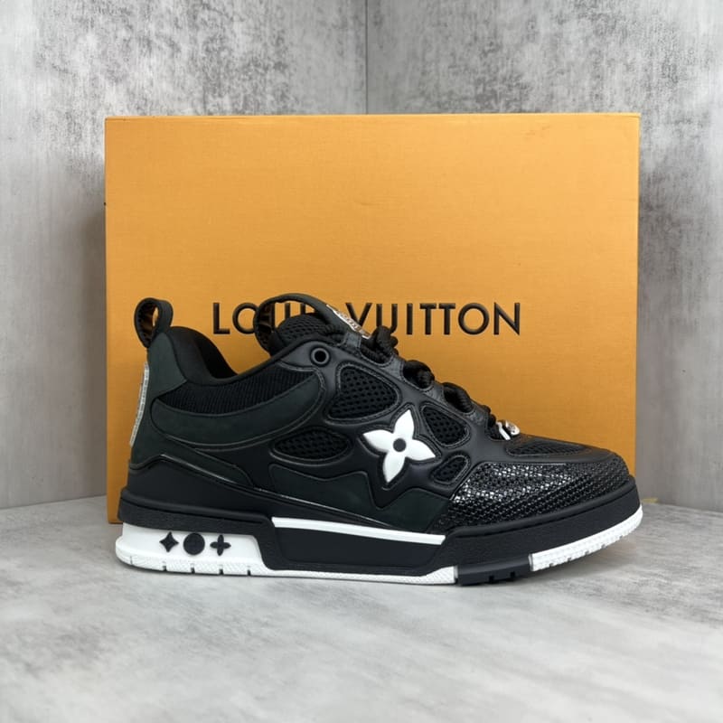 Louis Vuitton LV Skate Sneaker Black White