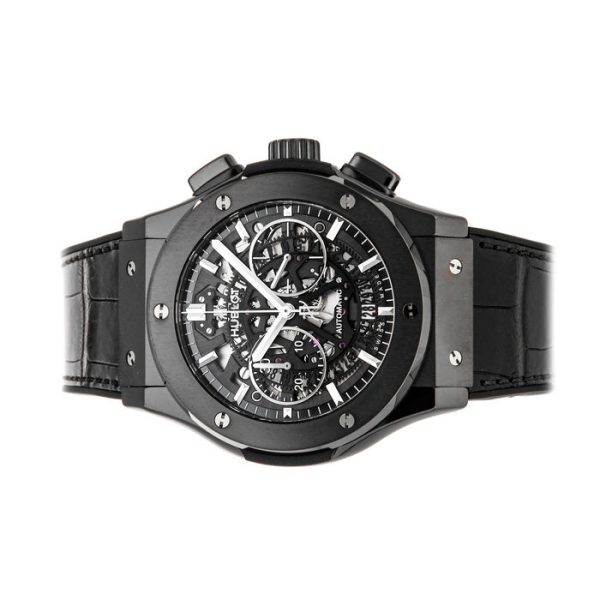 Hublot Classic Fusion Aerofusion Black Magic Chronograph 45mm, Ref# 525.CM.0170.LR