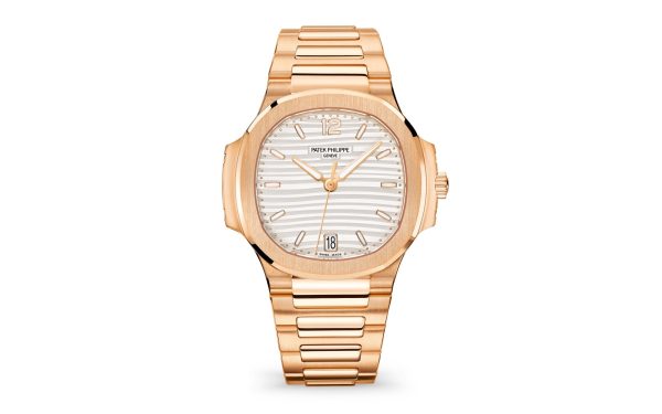 Patek Philippe Nautilus Ladies Automatic Watch, 18k Rose Gold, 35,2mm, Ref# 7118/1R-001