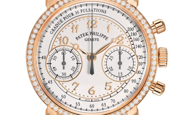 Patek Philippe Complication, 18k Rose Gold, Ladies Chronograph 38mm, 99 diamonds: ~0.99 ct., Ref# 7150/250R-001