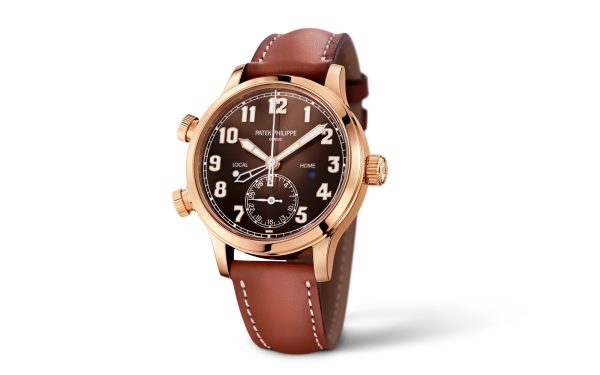 Patek Philippe Complication, 18k Rose Gold, Calatrava Pilot Travel Time 37,5mm, Ref# 7234R-001