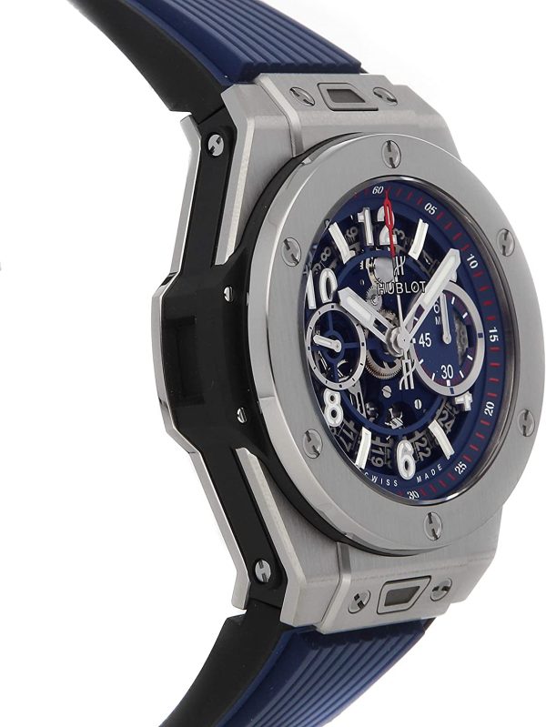 Hublot Big Bang, Unico Titanium Blue 45mm, Ref# 411.NX.5179.RX