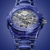 Hublot Big Bang Integrated Tourbillon Full Blue Sapphire, 43mm, Ref# 455.JL.0120.JL