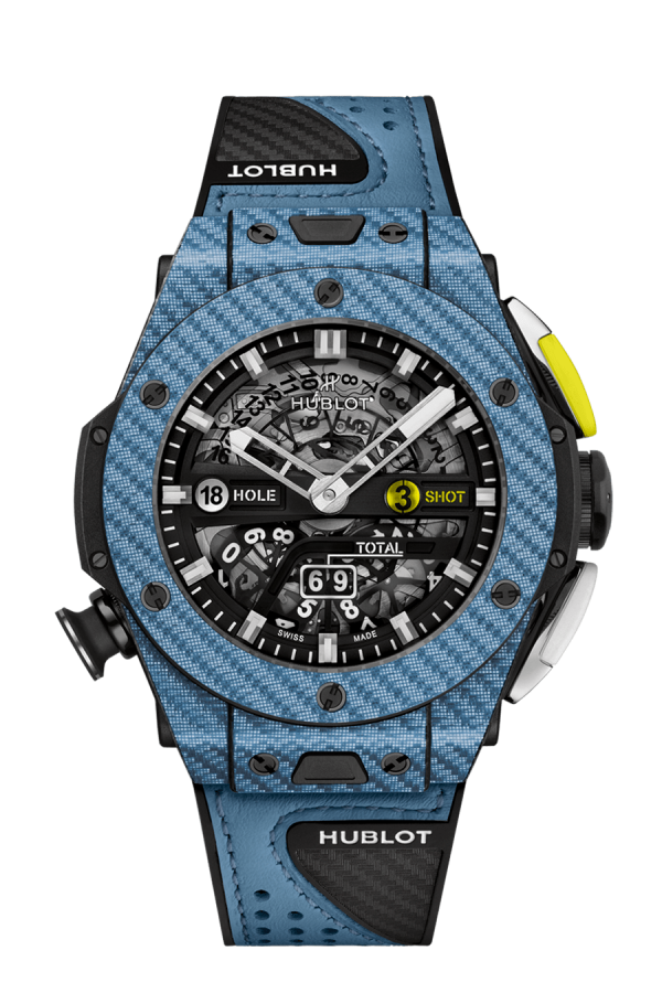 Hublot Big Bang Unico Golf Sky Blue Carbon, 45mm, Ref# 416.YE.1120.VR