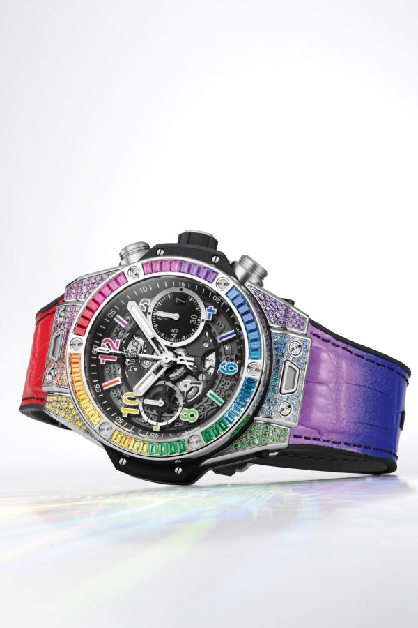 Hublot Big Bang Unico Titanium Rainbow, Ref# 441.NX.1117.LR.0999