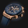 Hublot Big Bang Unico King Gold Blue Ceramic Ref# 421.OL.5180.RX