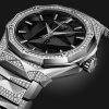 Hublot Classic Fusion ORLINSKI BRACELET TITANIUM ALTERNATIVE PAVÉ Ref# 550.NS.1800.NS.3804.ORL22