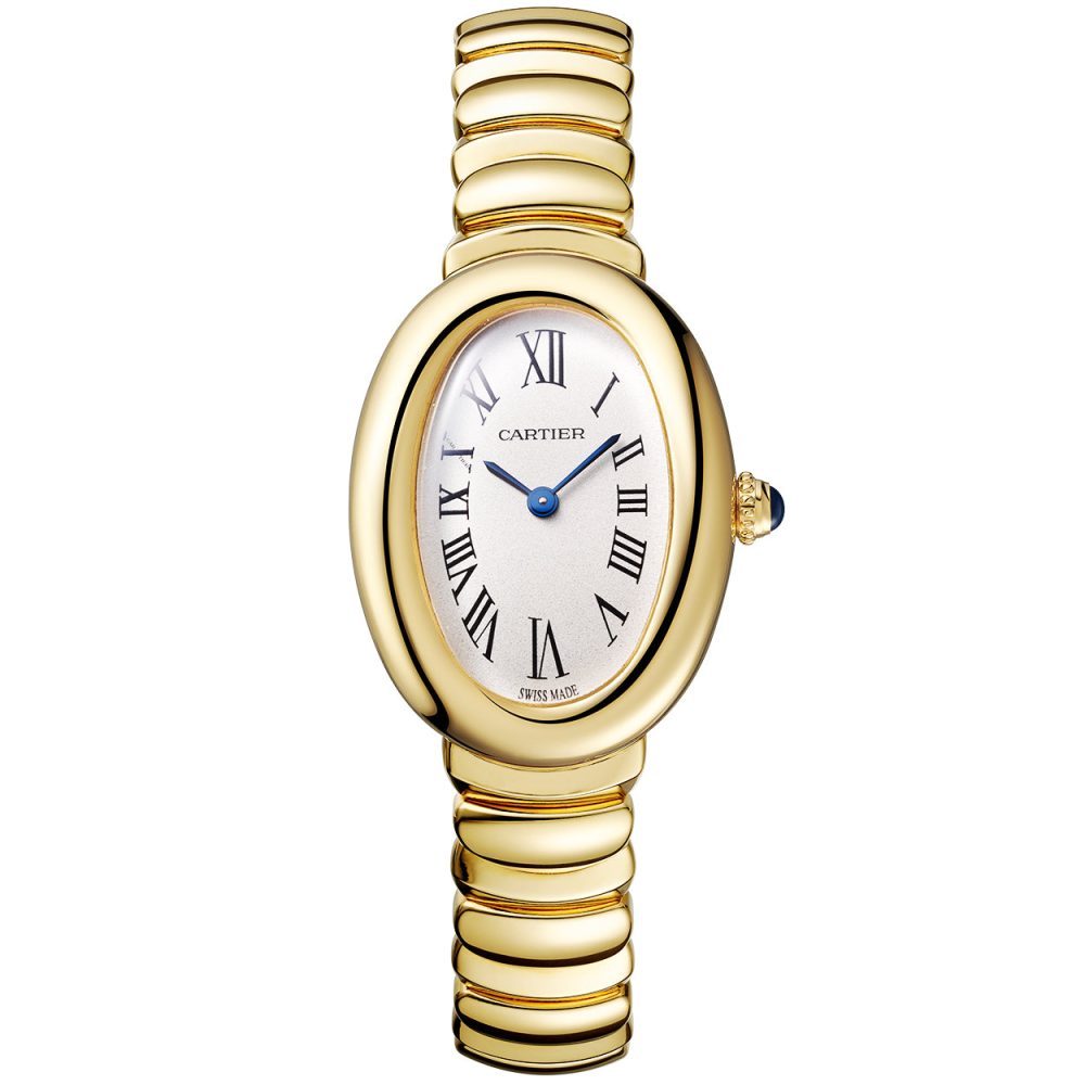 Baignoire Small 18ct Yellow Gold Ladies Bracelet Watch