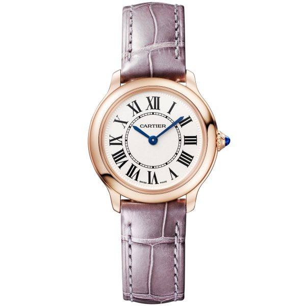 Ronde Louis de Cartier Small 29mm 18ct Rose Gold Strap Watch