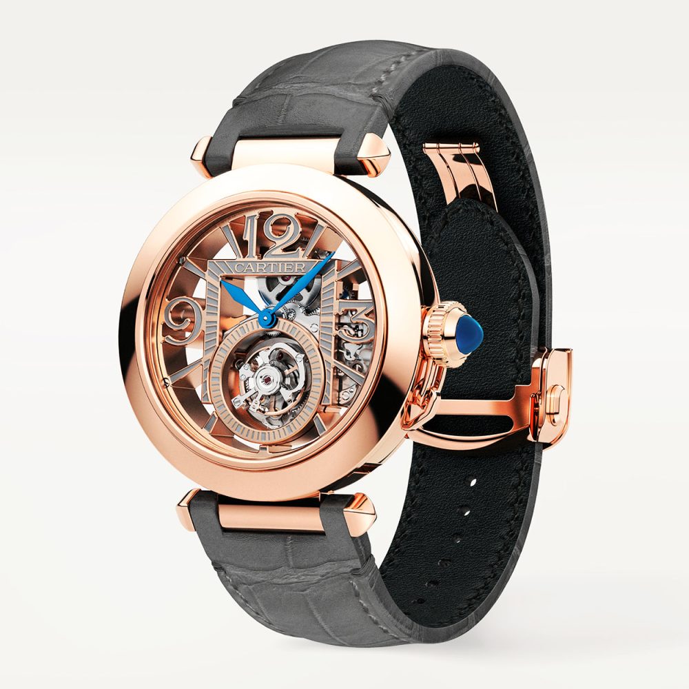 Pasha de Cartier Skeleton Tourbillon 41mm 18ct Rose Gold Watch