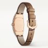 Baignoire Allongée  Medium 18ct Rose Gold Diamond Set Watch