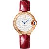 Ballon Bleu de Cartier 33mm 18ct Rose Gold Dial Diamond Dial & Bezel Watch