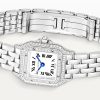 Panthère de Cartier Mini 18ct White Gold Diamond Set Watch