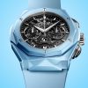 Hublot Classic Fusion AEROFUSION CHRONOGRAPH ORLINSKI SKY BLUE CERAMIC Ref# 525.ES.0170.RX.ORL22