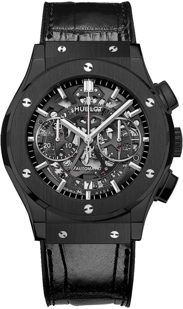 Hublot Classic Fusion Aerofusion Black Magic Chronograph 45mm, Ref# 525.CM.0170.LR