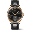 Portugieser 'Obsidian' 40mm 18ct Yellow Gold Strap Watch