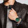 Portugieser 41mm Green Dial Men's Chronograph Strap Watch