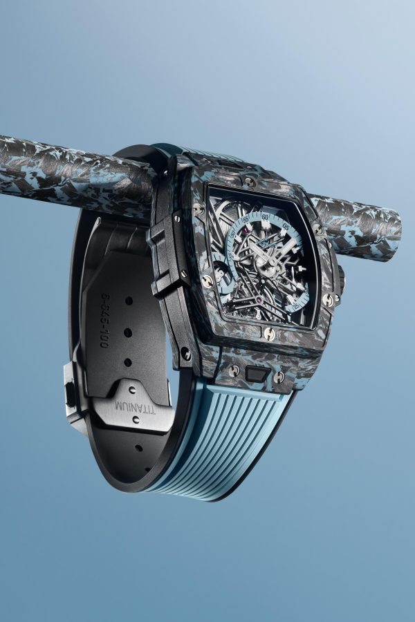 Hublot, Spirit of Big Bang Tourbillon Carbon Sky Blue 42mm, Limited Edition, Ref# 645.QL.5117.RX