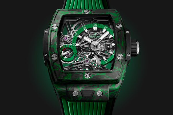 Hublot Spirit of Big Bang TOURBILLON CARBON GREEN Ref# 645.QG.5217.RX