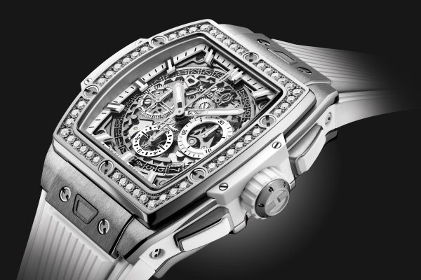 Hublot Spirit of Big Bang TITANIUM WHITE DIAMONDS Ref# 642.NE.2010.RW.1204