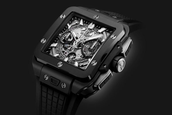 Hublot, Square Bang Unico Back Magic, 42mm, Black Ceramic, Ref# 821.CI.0170.RX