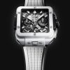 Hublot, Square Bang Unico White Ceramic, 42mm, Ref# 821.HX.0170.RX