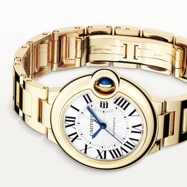 Ballon Bleu de Cartier 33mm 18ct Yellow Gold Bracelet Watch