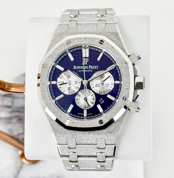 Audemars Piguet Royal Oak Chronograph Frosted White Gold 41mm Purple 26331BC.GG.1224BC.01