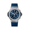 Hublot Big Bang, Steel Blue Diamonds, 41mm, Ref# 341.SX.7170.LR.1204