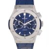 Hublot Classic Fusion Chronograph Titanium Blue 45mm, Ref# 521.NX.7170.LR