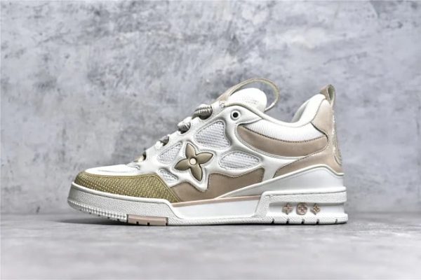 Louis Vuitton LV Skate Sneaker Beige White