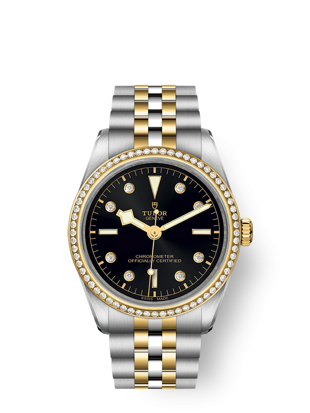 Tudor Black Bay 36 S&G, 316L Stainless Steel, 18k Yellow Gold and Diamonds, Ref# M79653-0005