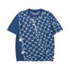 Blue white T-shirt